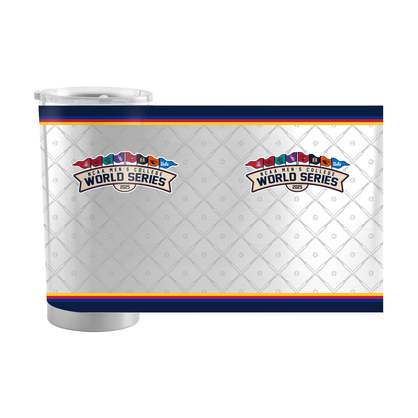2025 NCAA Mens Baseball 8 Team 20oz Stainless Tumbler