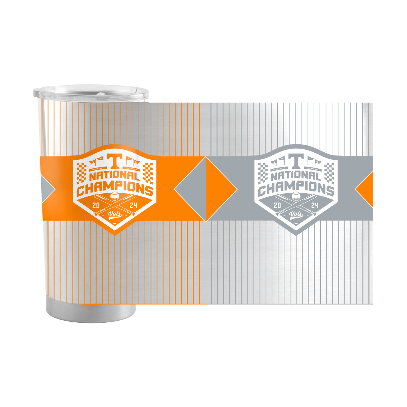 Tennessee 20oz 2024 NCAA Baseball Champions Stainless Tumbler