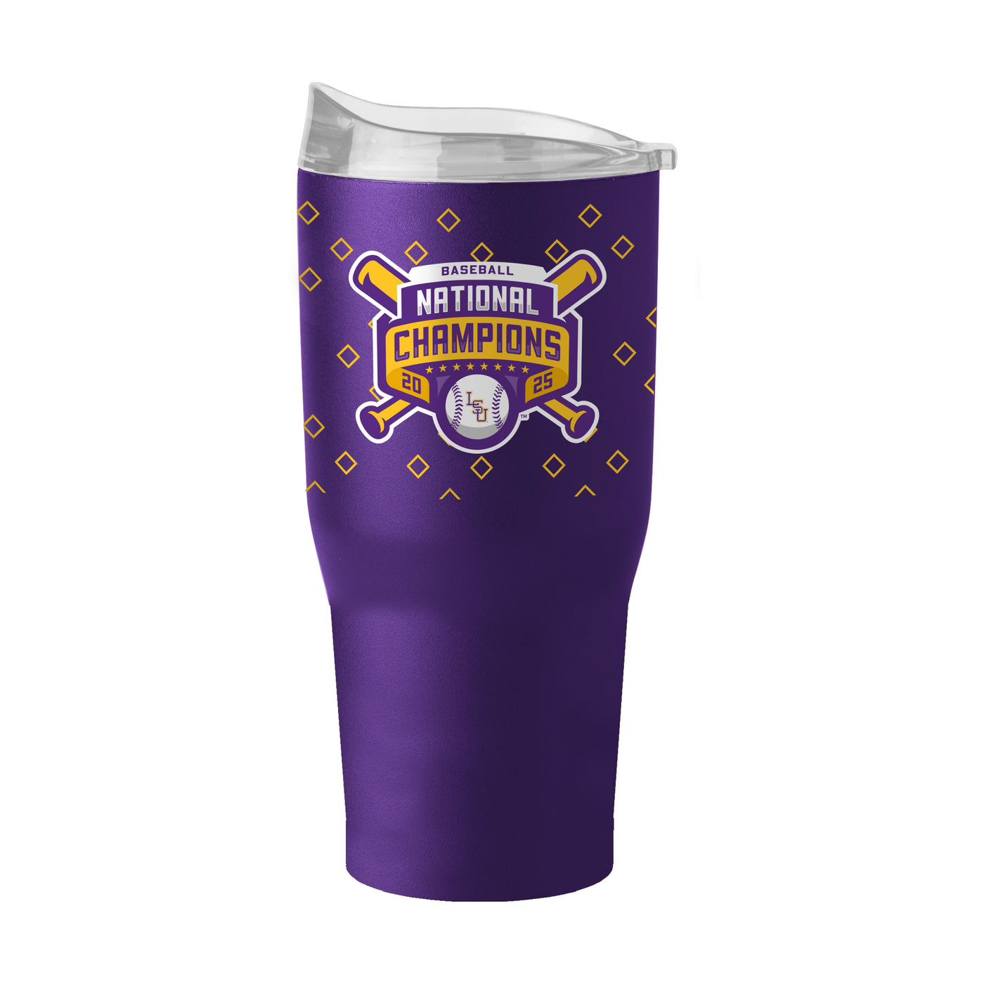 LSU 2025 Baseball Champions 30oz PC Tumbler