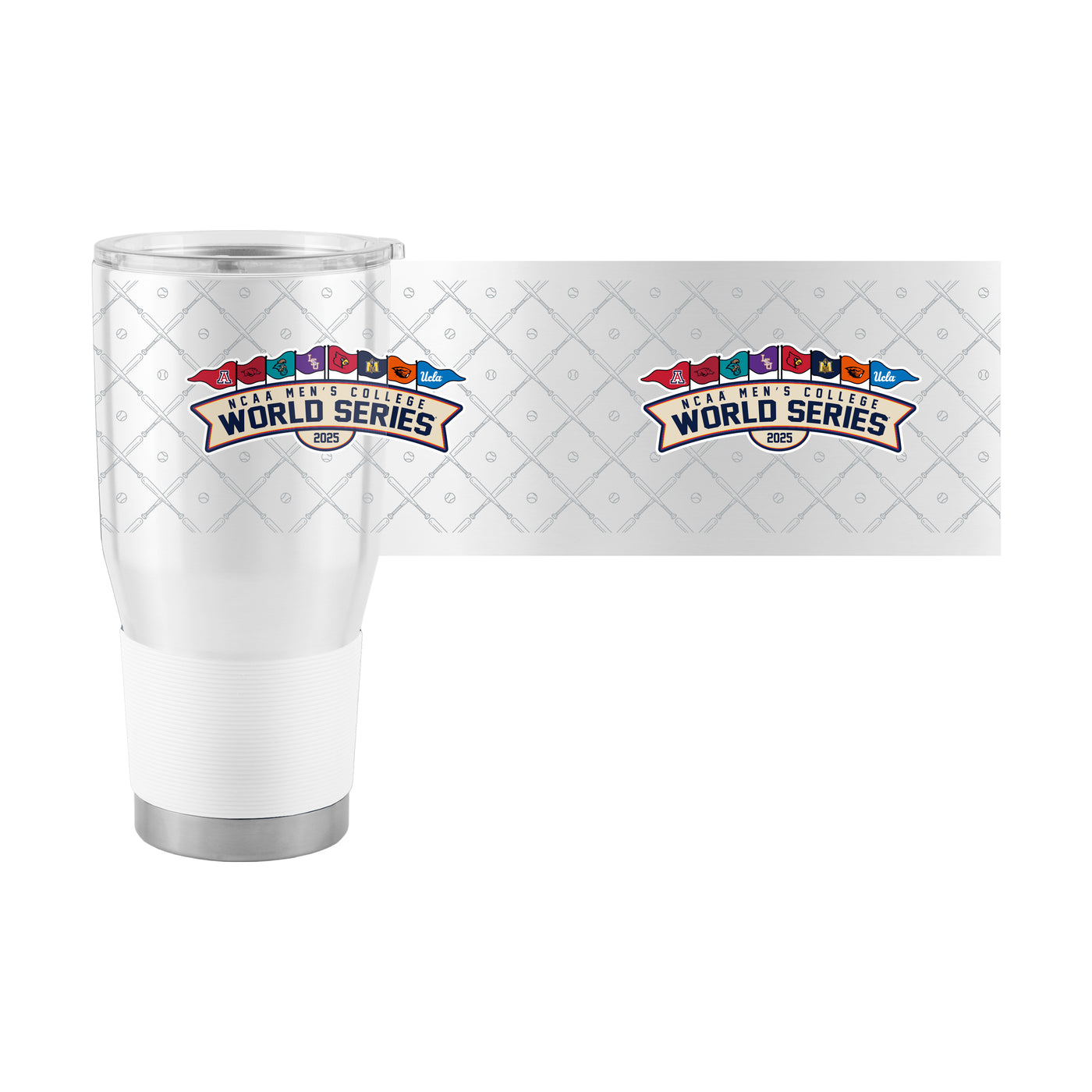 2025 NCAA Mens Baseball 8 Team 30oz Stainless Tumbler