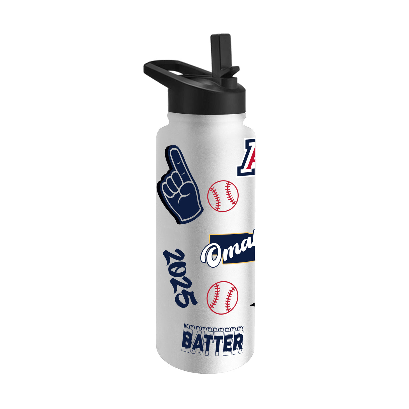 2025 NCAA Mens Baseball 8 Team 34oz Quencher Bottle