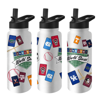 2024 NCAA Mens Baseball 34oz Final 8 Teams Native Quencher Bottle