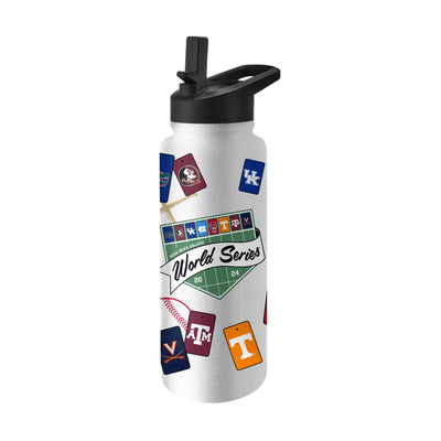 2024 NCAA Mens Baseball 34oz Final 8 Teams Native Quencher Bottle