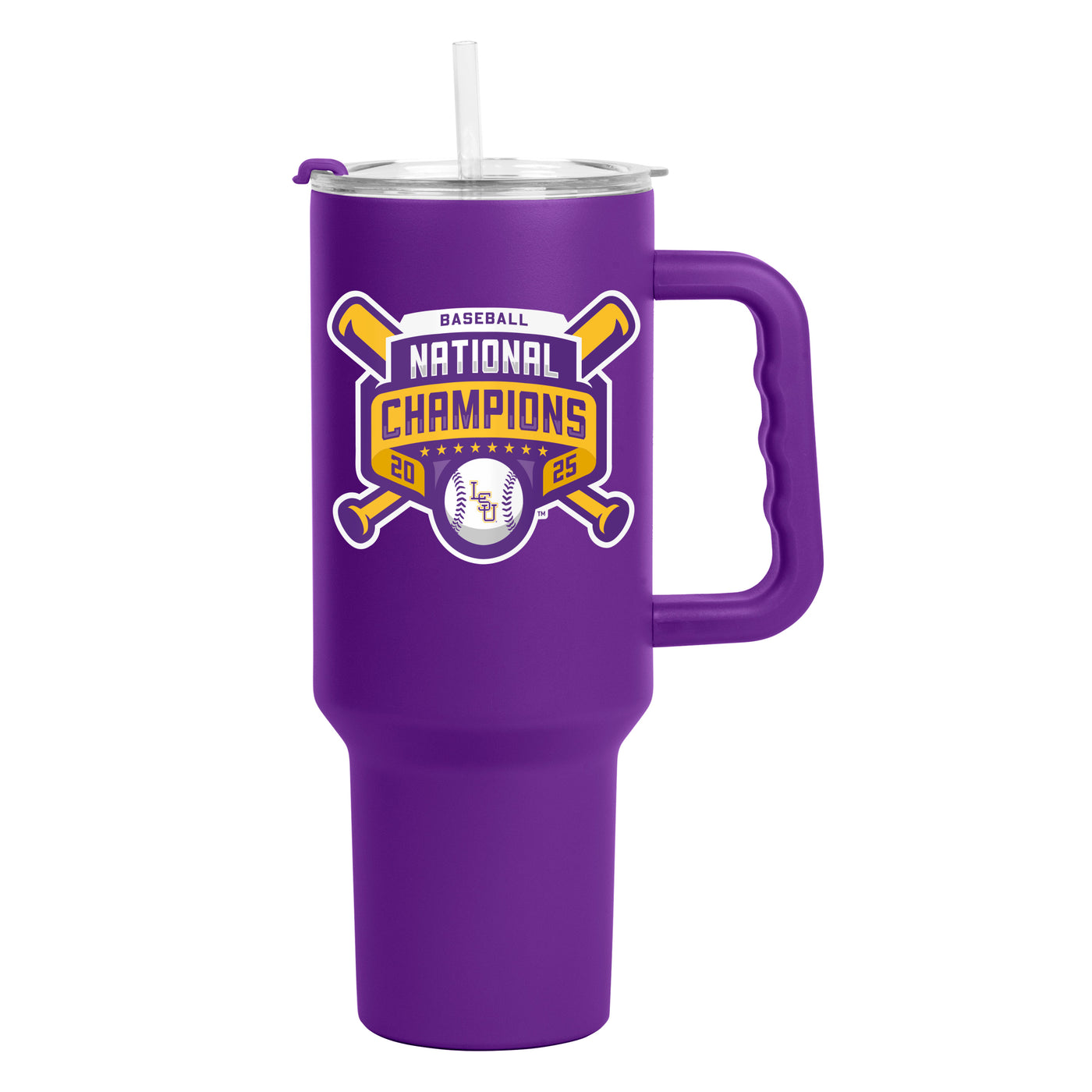 LSU 2025 Baseball Champions 40oz PC Tumbler