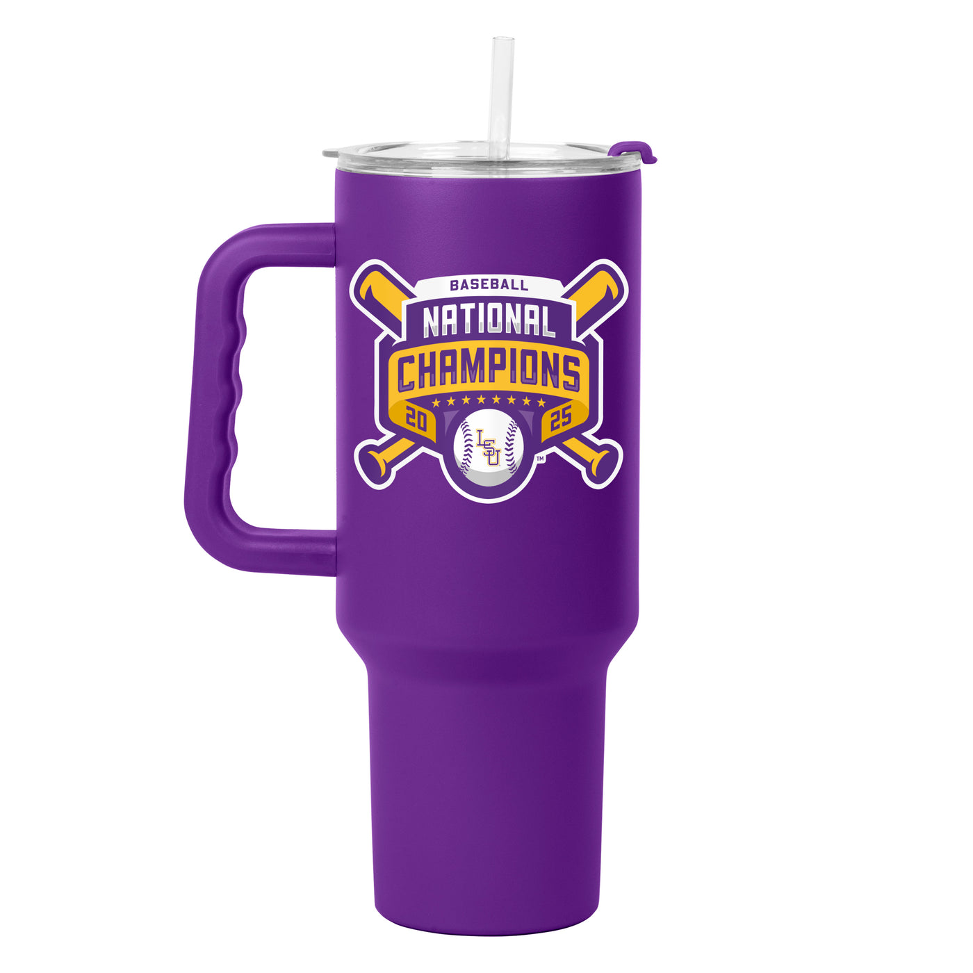 LSU 2025 Baseball Champions 40oz PC Tumbler