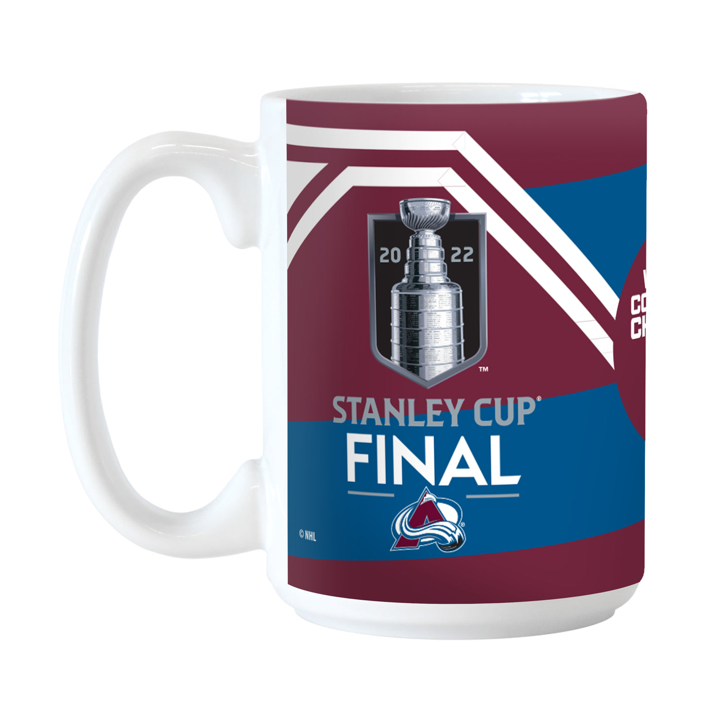 Colorado Avalanche 15oz Conference Champions Sublimated Mug