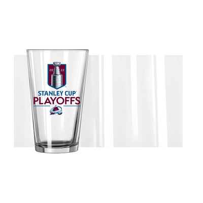 Colorado Avalanche 2022 Stanley Cup Playoffs 16oz Pint Glass