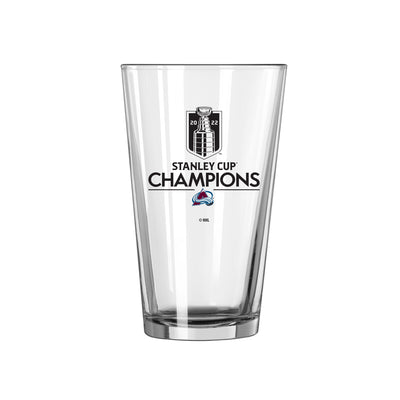 Colorado Avalanche 16oz Stanley Cup Champions Pint Glass