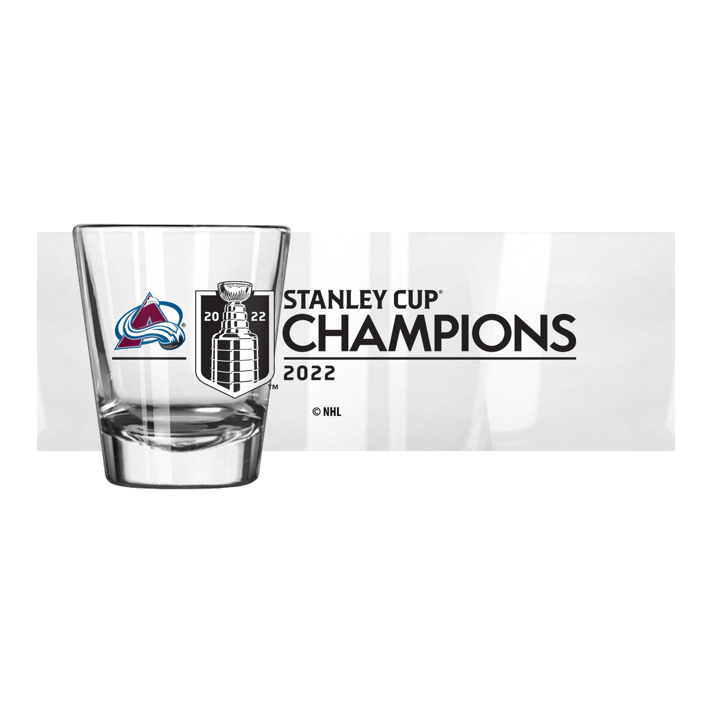 Colorado Avalanche 2oz Stanley Cup Champions Shot Glass