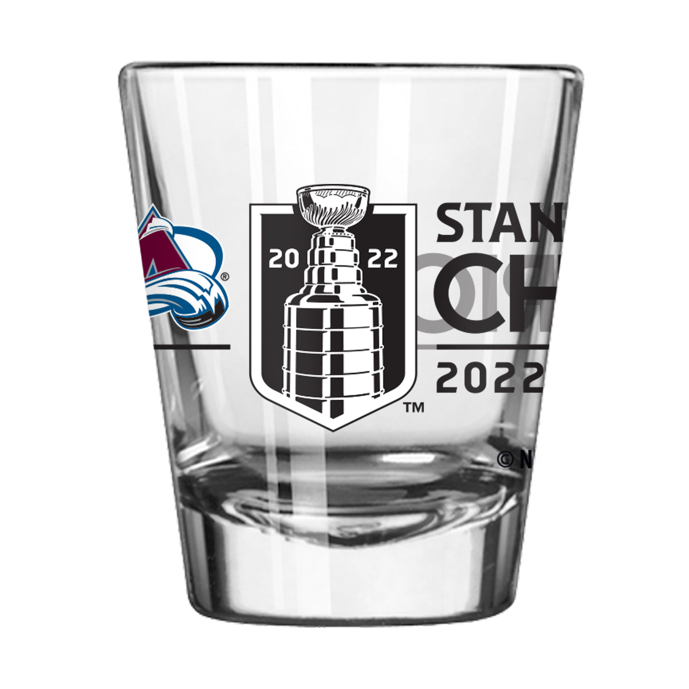 Colorado Avalanche 2oz Stanley Cup Champions Shot Glass