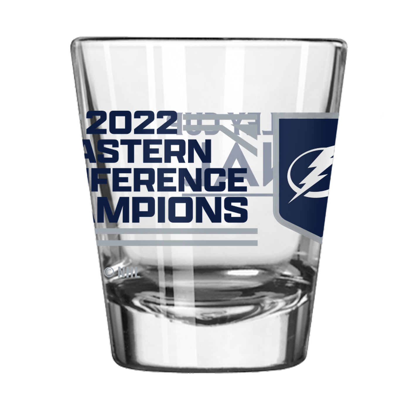 TB Lightning 2oz Conference Champions Shot Glass