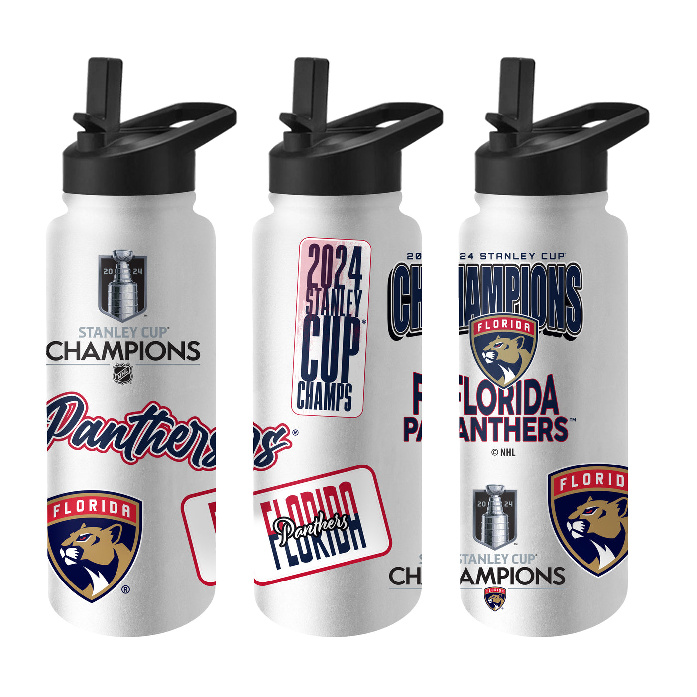 Florida Panthers 34oz 2024 NHL Champions Native Quencher Bottle