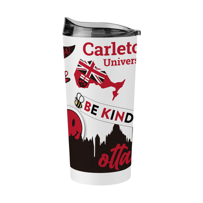 Carleton University 20oz Native Powder Coat Tumbler - Logo Brands