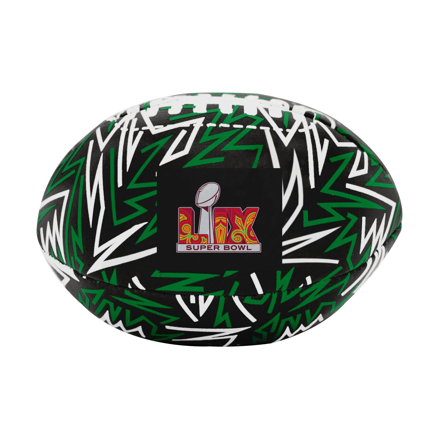 Super Bowl 59 Micro Graffiti Soft Football