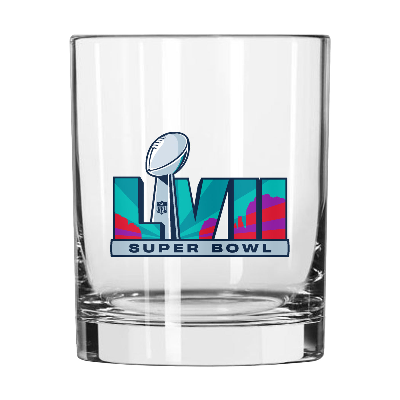 Super Bowl 57 14oz Rocks Glass