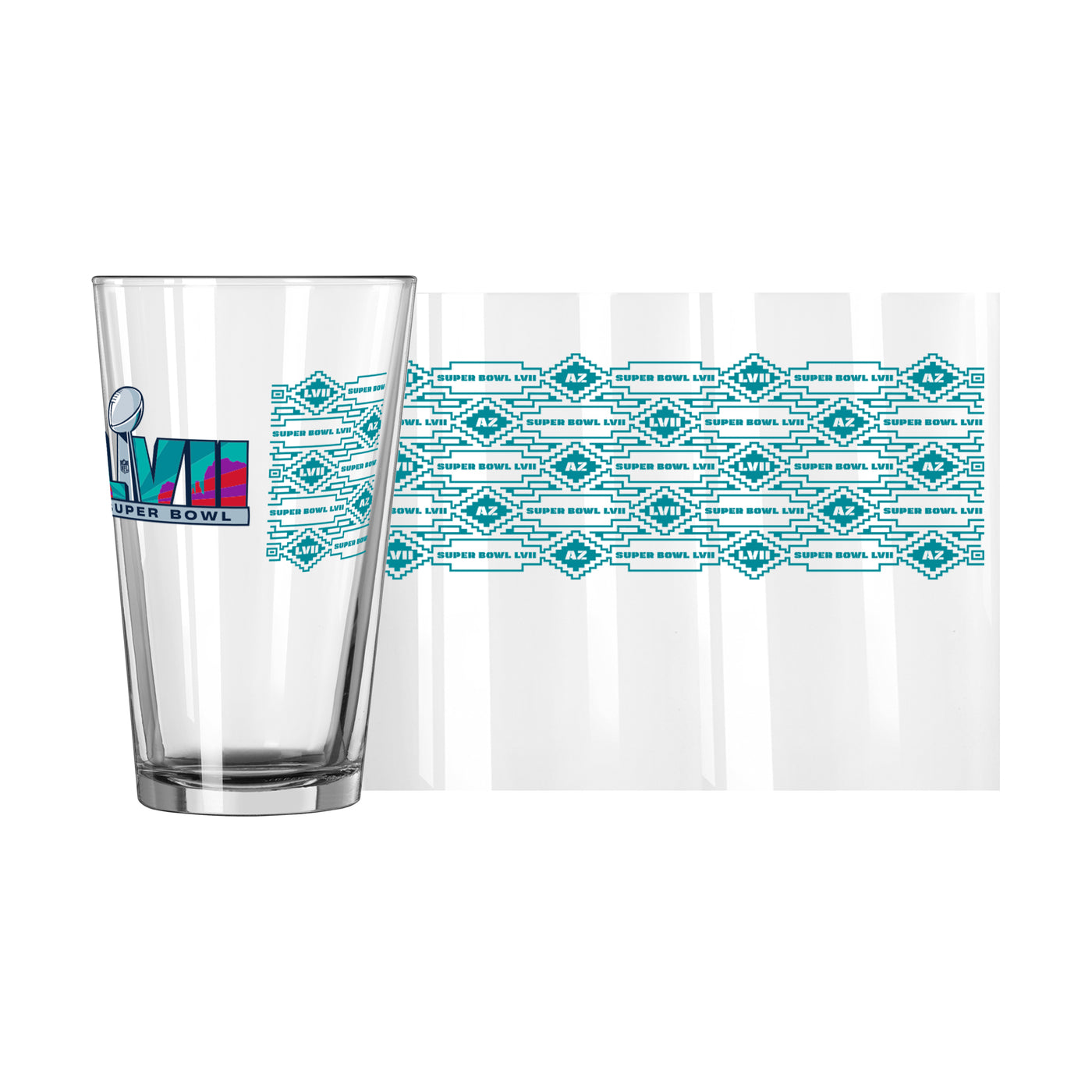 Super Bowl 57 Legends 16oz Pint Glass