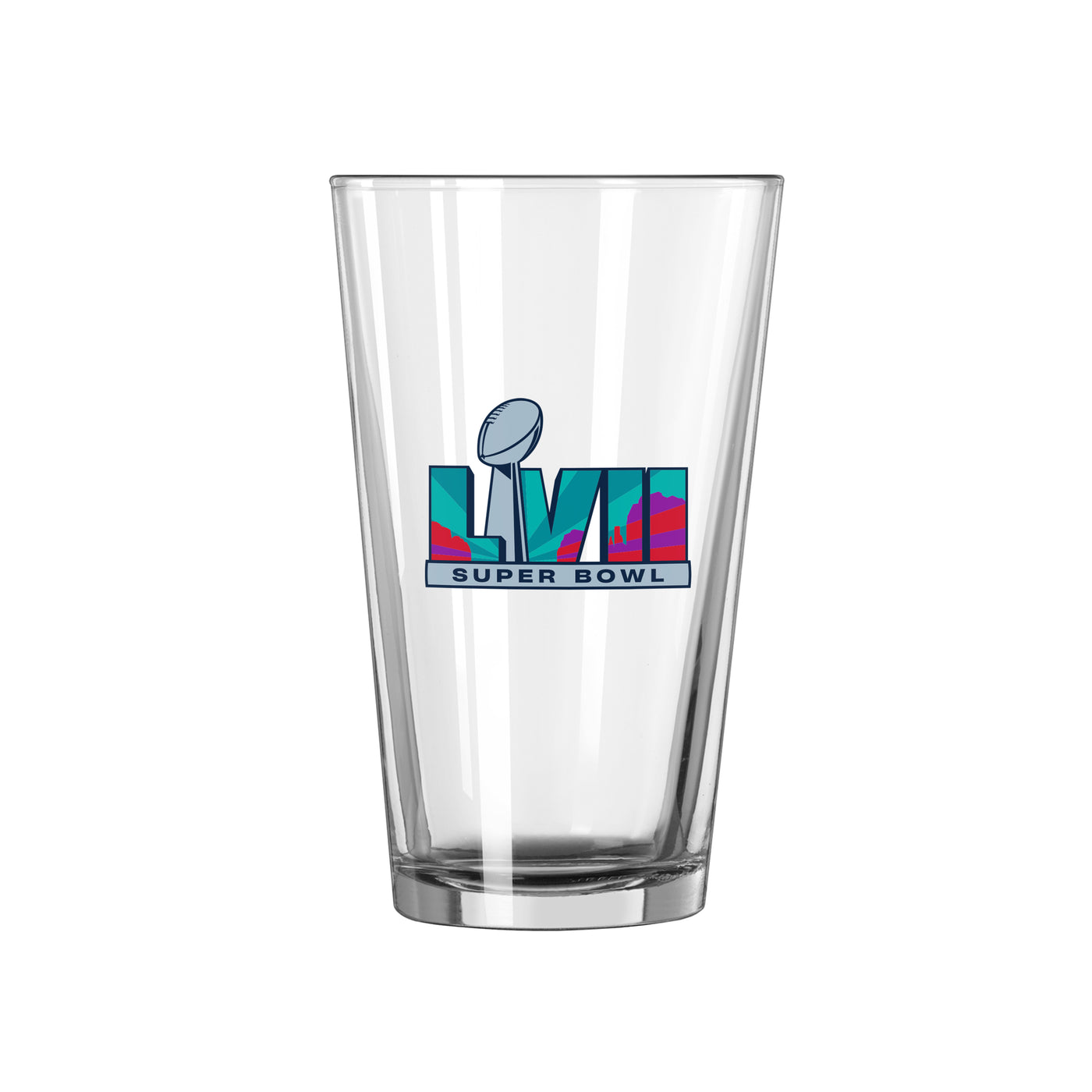Super Bowl 57 16oz Pint Glass