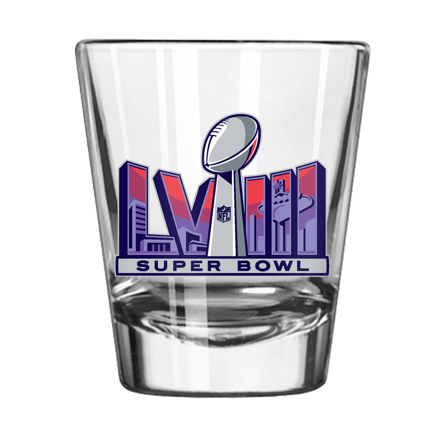 Super Bowl 58 2oz Shot Glass
