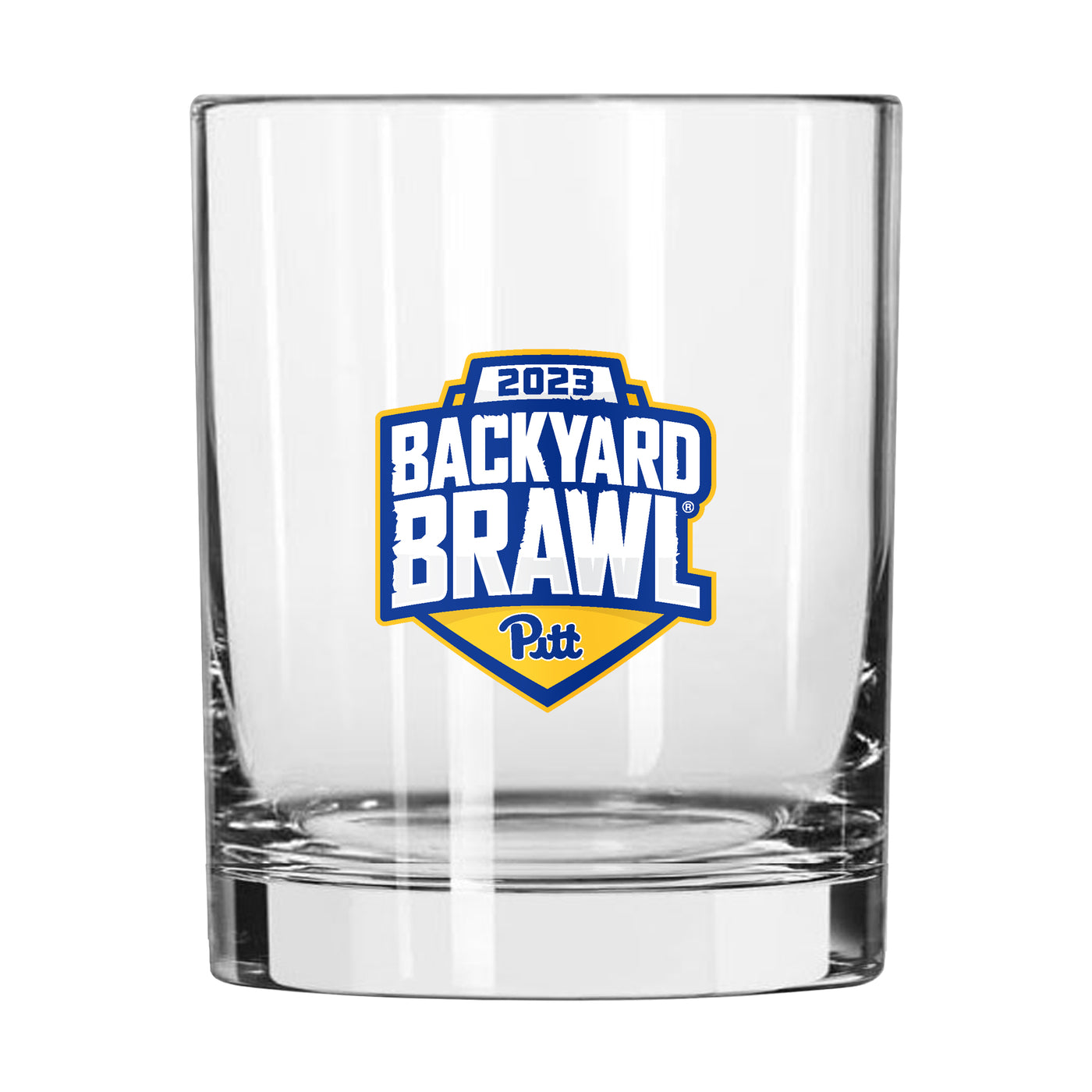 Backyard Brawl 2023 Pittsburgh 14oz Rocks Glass