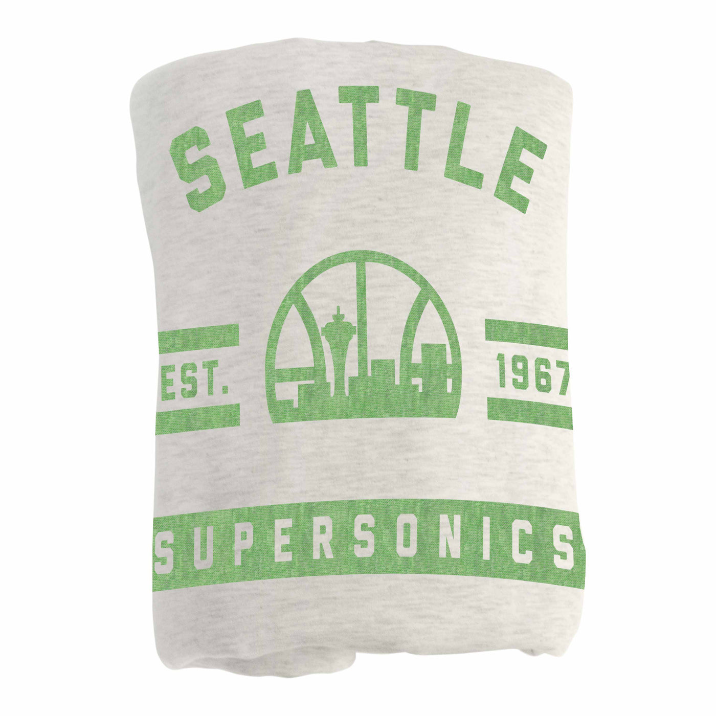Seattle Super Sonics Sublimated Sweatshirt Blanket