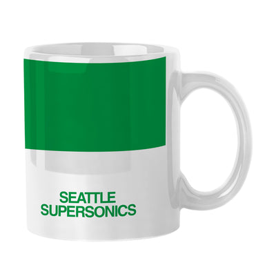 Seattle Super Sonics 11oz Colorblock Sublimated Mug