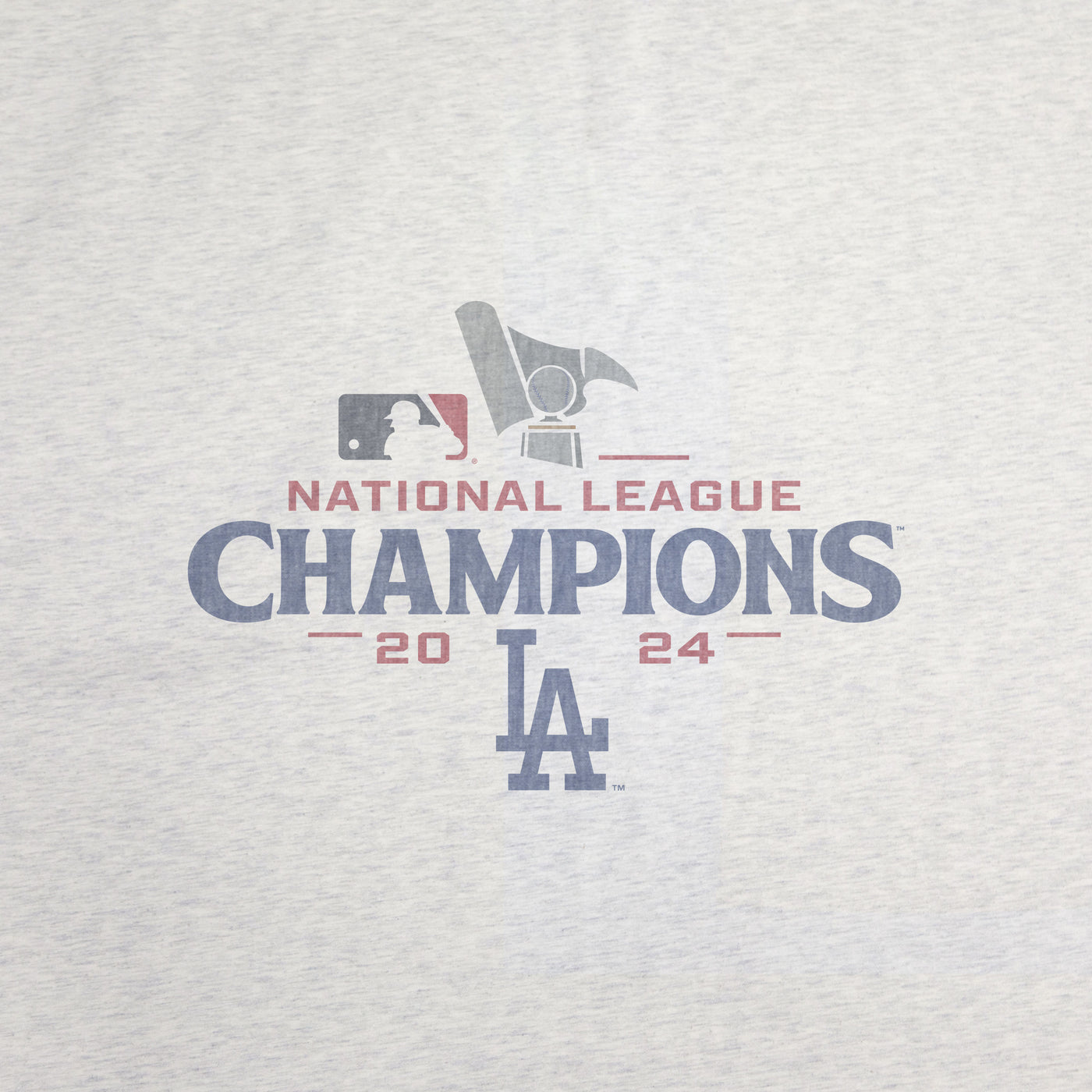 LA Dodgers 2024 National League Champs Sublimated Sweatshirt Blanket