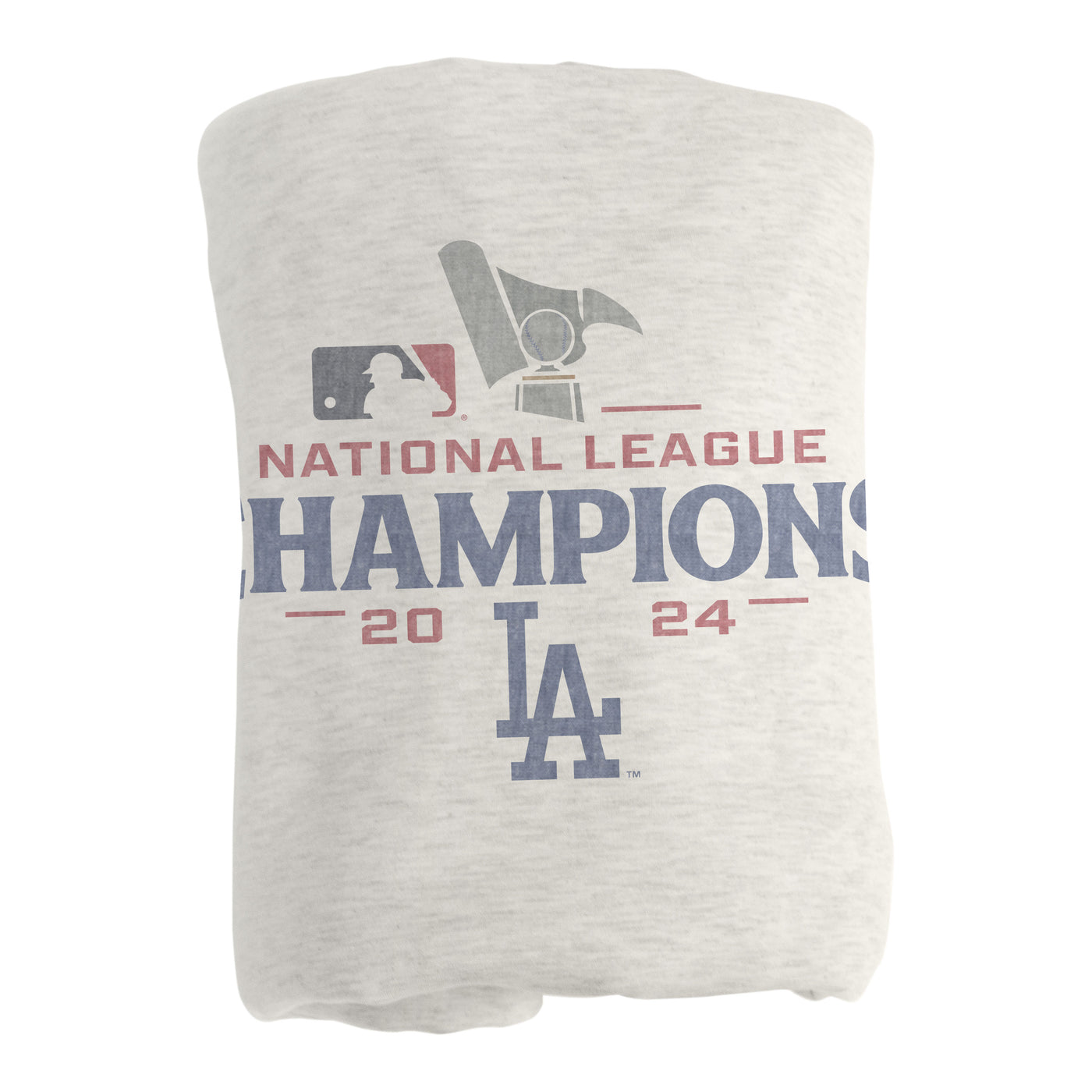 LA Dodgers 2024 National League Champs Sublimated Sweatshirt Blanket