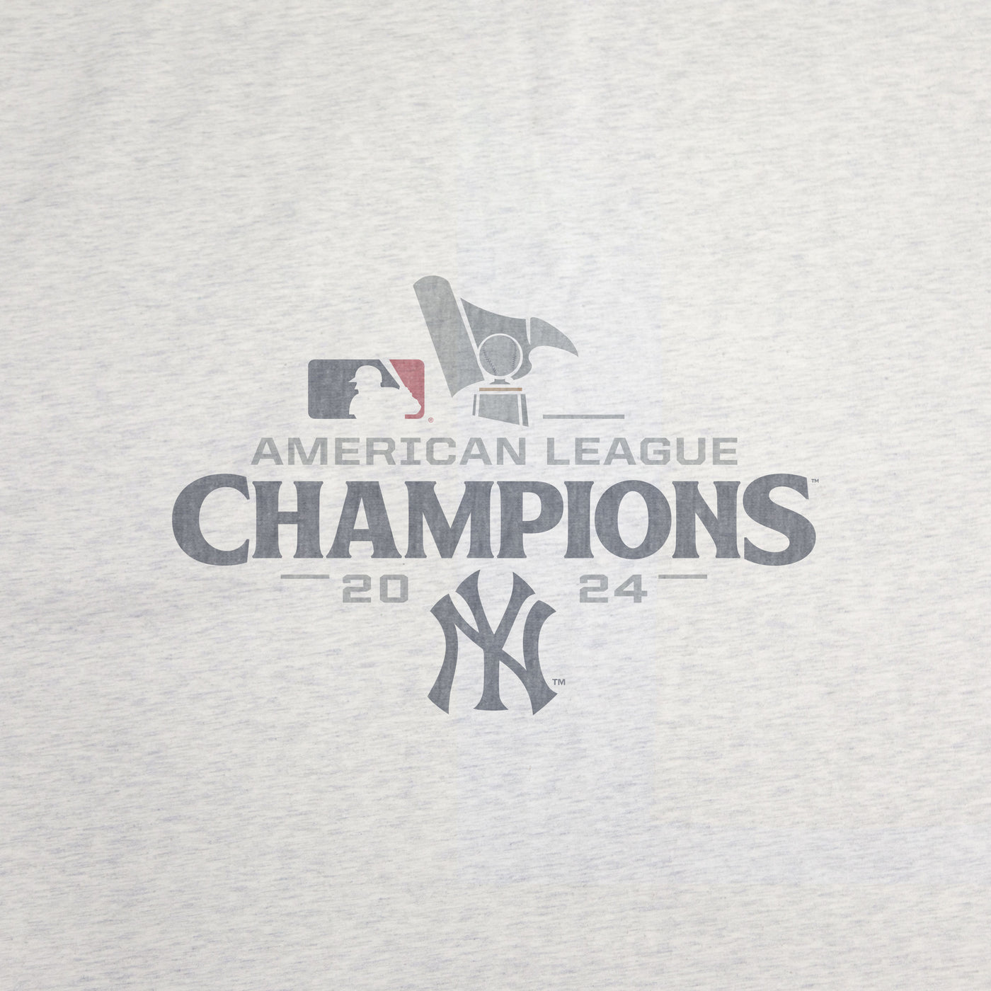 NY Yankees 2024 American League Champs Sublimated Sweatshirt Blanket