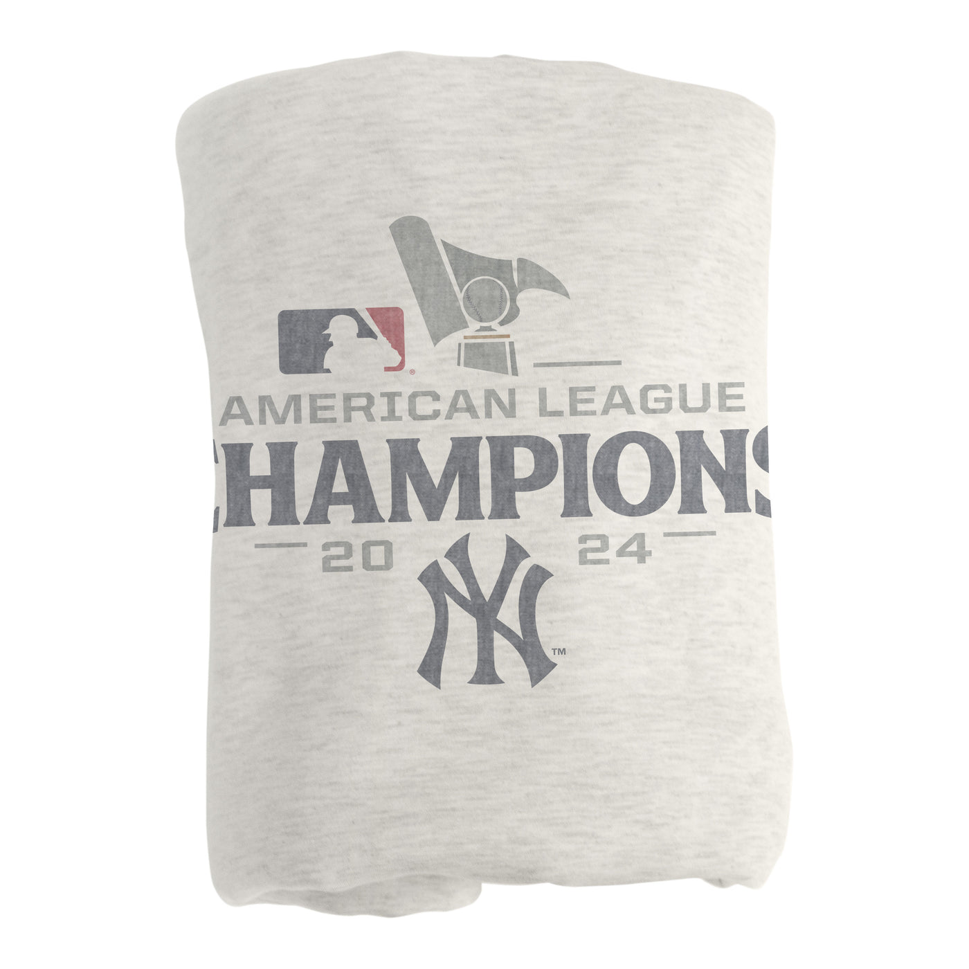 NY Yankees 2024 American League Champs Sublimated Sweatshirt Blanket