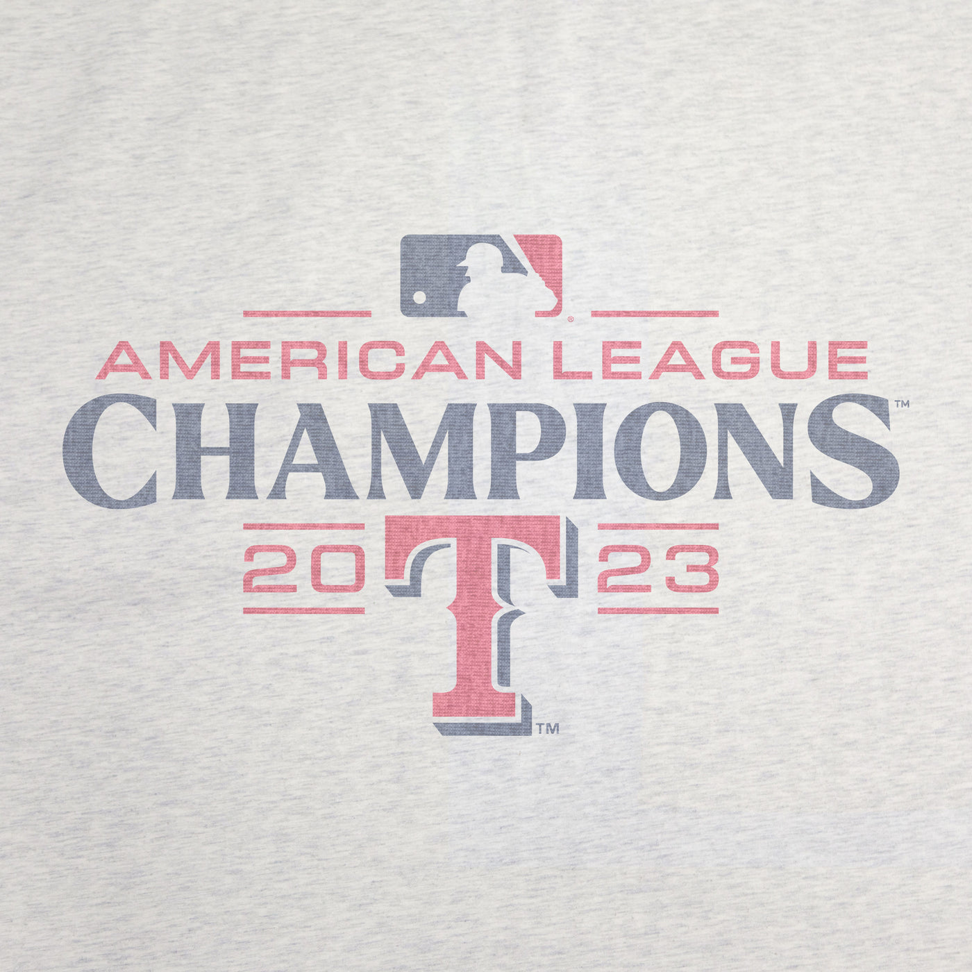 Texas Rangers 2023 AL Champions Sublimated Sweatshirt Blanket