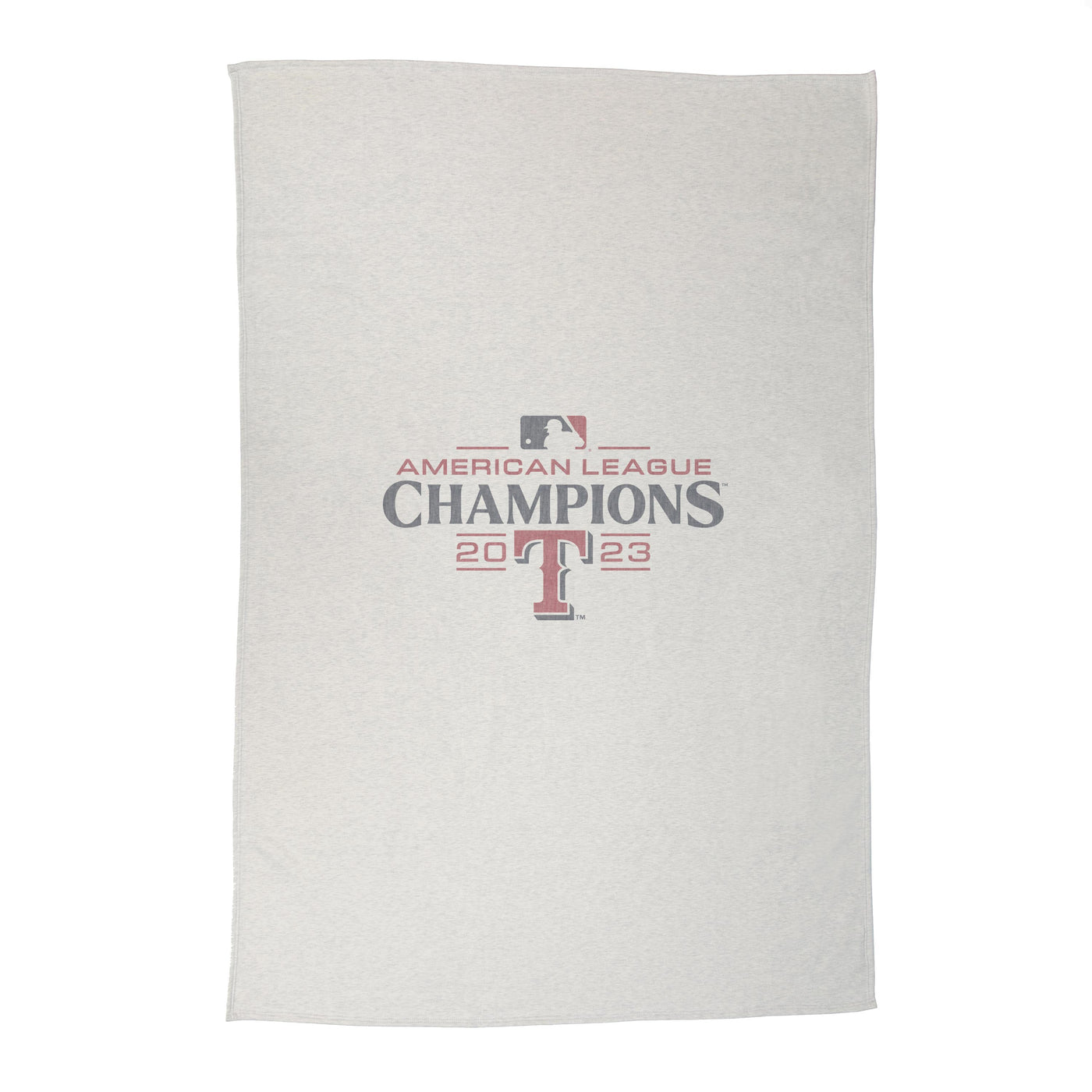 Texas Rangers 2023 AL Champions Sublimated Sweatshirt Blanket