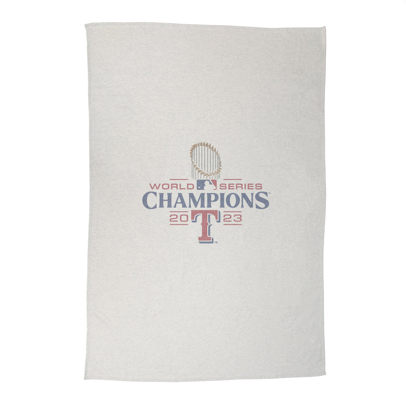 Texas Rangers 2023 World Series Champions Sublimated Sweatshirt Blanket