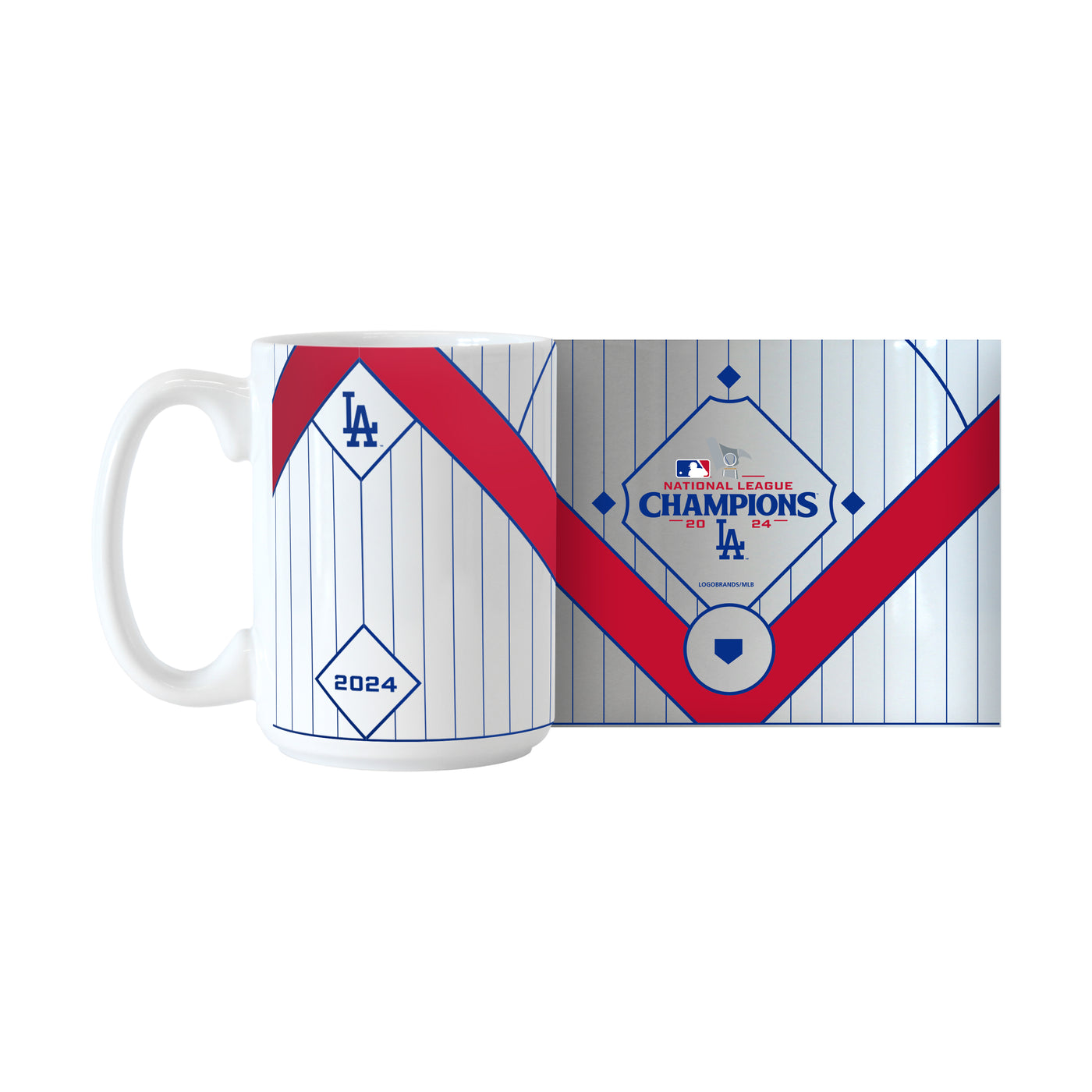 LA Dodgers 2024 National League Champs 15oz Sublimated Mug
