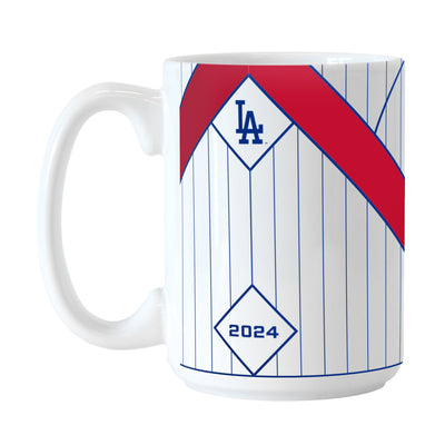 LA Dodgers 2024 National League Champs 15oz Sublimated Mug
