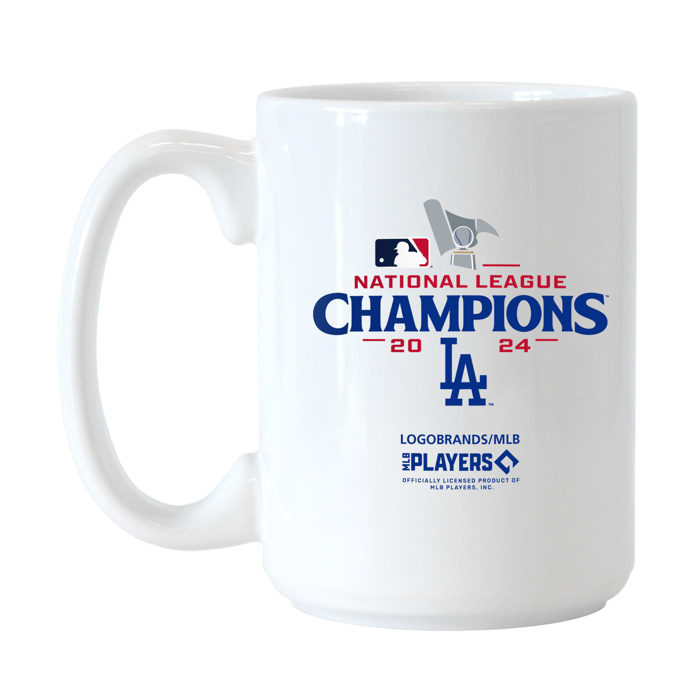 LA Dodgers 2024 National League Champs 15oz Roster Sublimated Mug