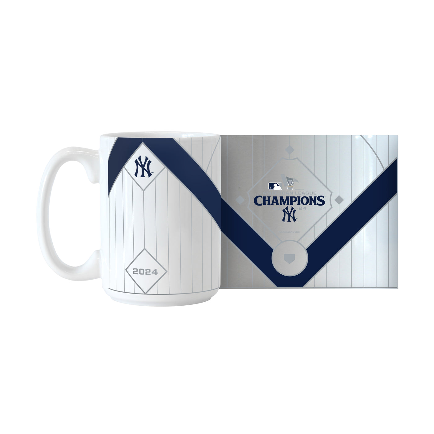 NY Yankees 2024 American League Champs 15oz Sublimated Mug