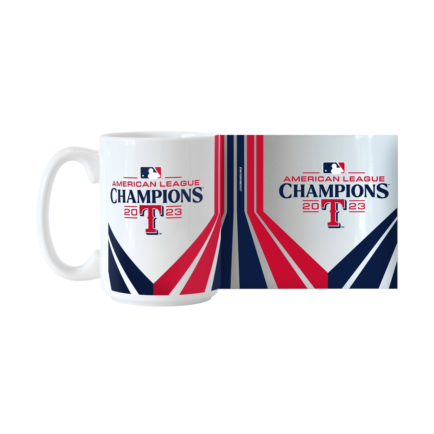 Texas Rangers 15oz 2023 AL Champions Sublimated Mug