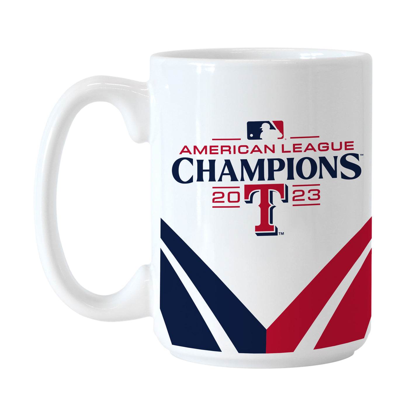 Texas Rangers 15oz 2023 AL Champions Sublimated Mug