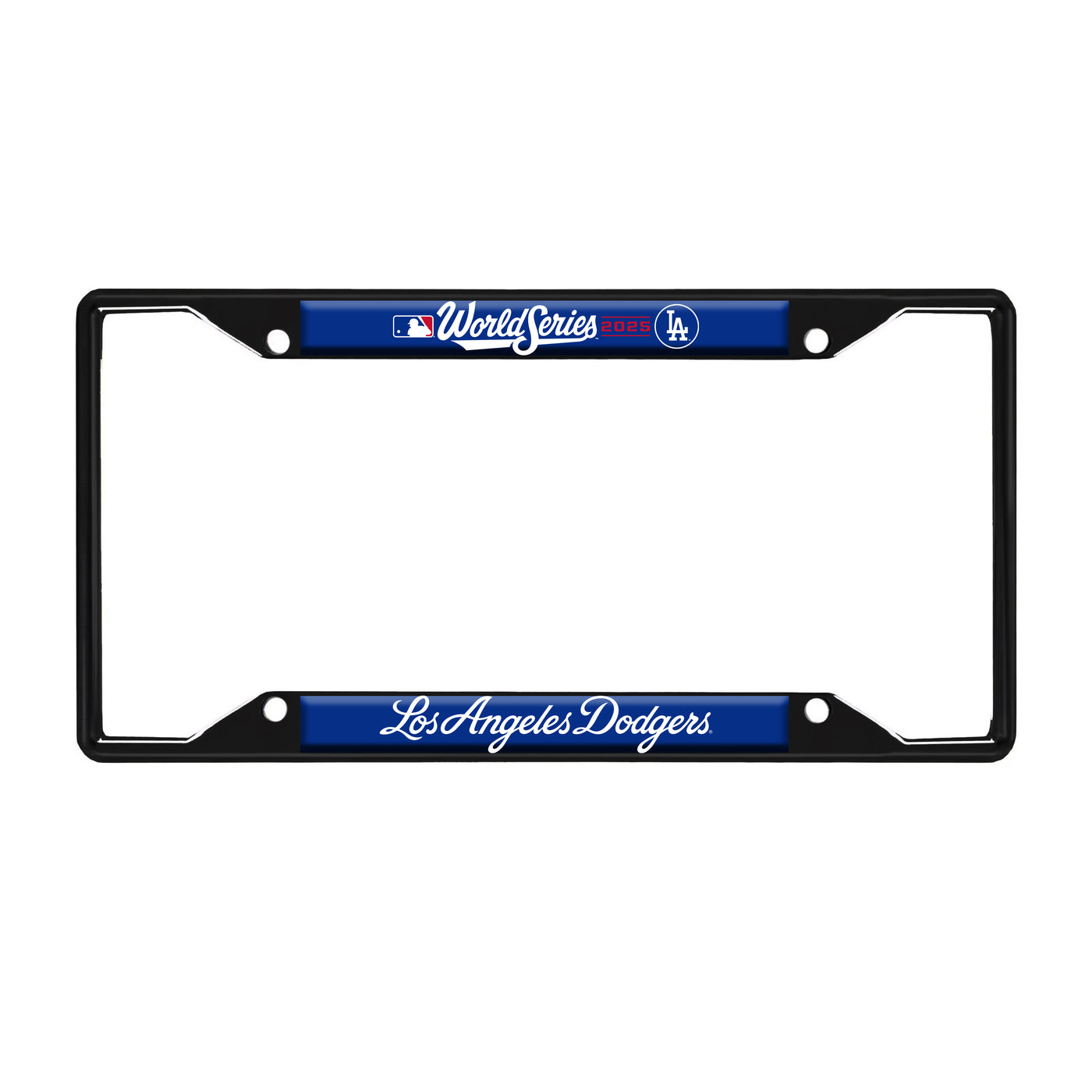 LA Dodgers 2025 World Series Champions License Plate Frame