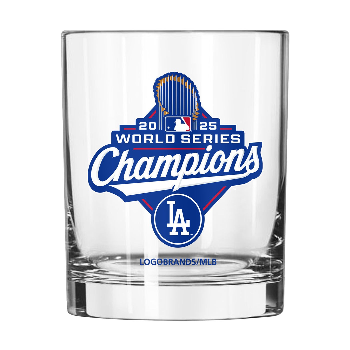 LA Dodgers 2025 World Series Champions 14oz Rocks Glass