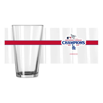 LA Dodgers 2024 National League Champs 16oz Pint Glass