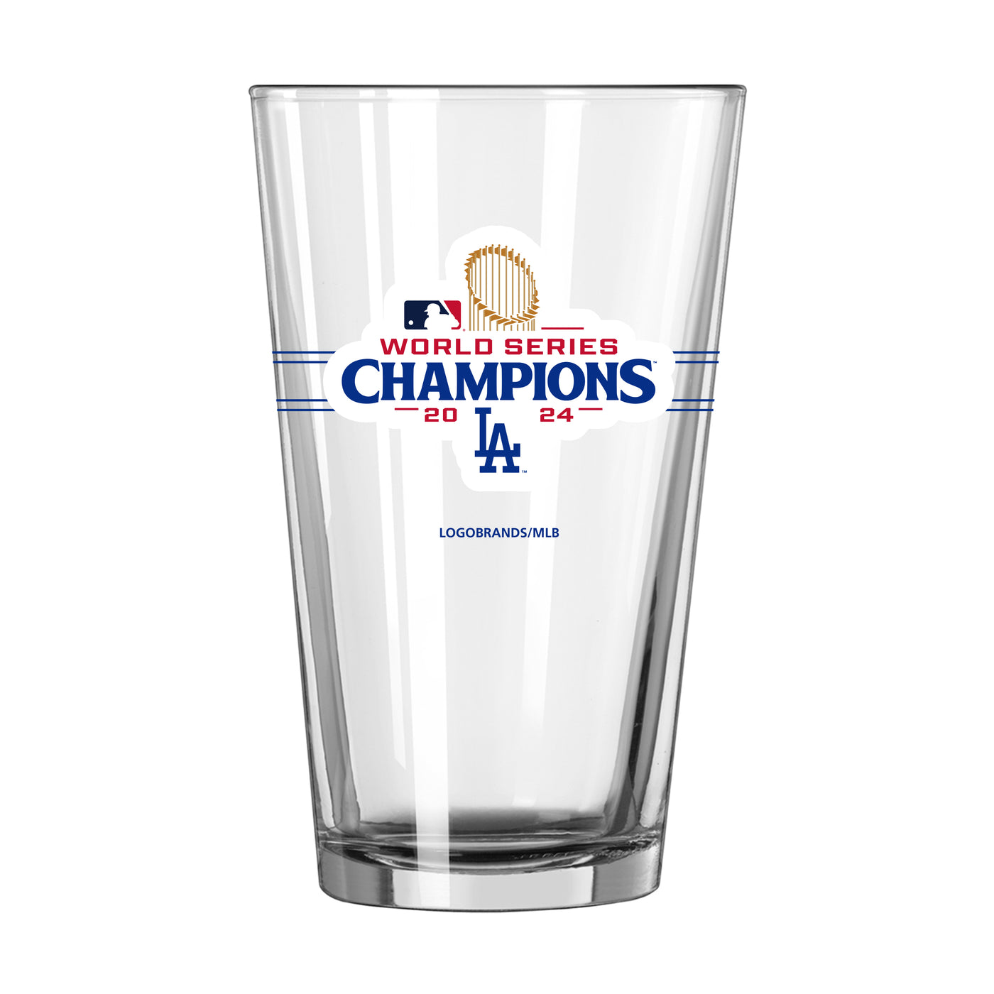 LA Dodgers 2024 World Series Champs 16oz Pint Glass