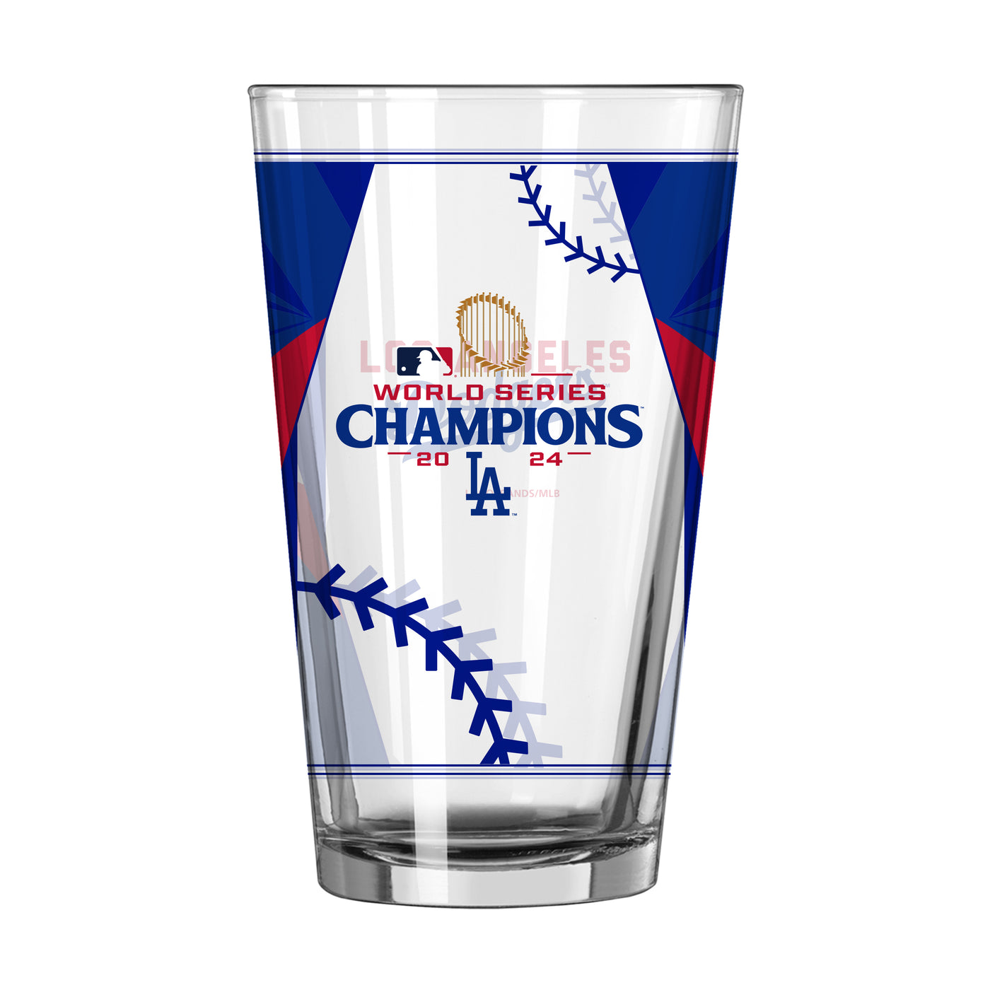 LA Dodgers 2024 World Series Champs 16oz Wrap Pint Glass