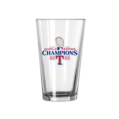 Texas Rangers 16oz 2023 World Series Champions Roster Pint Glass