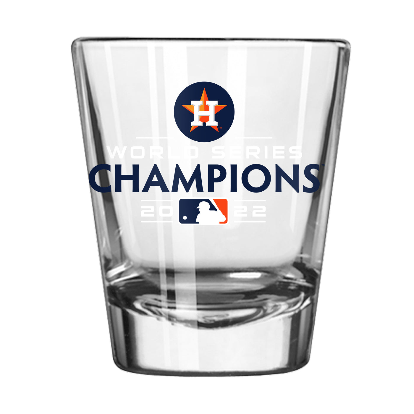 Houston Astros World Series Champs 2oz Shot Glass
