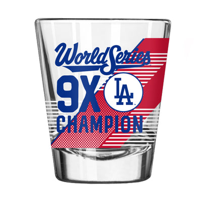 LA Dodgers 2025 World Series Champions 2oz Repeat Shot Glass