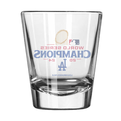LA Dodgers 2024 World Series Champs 2oz Shot Glass