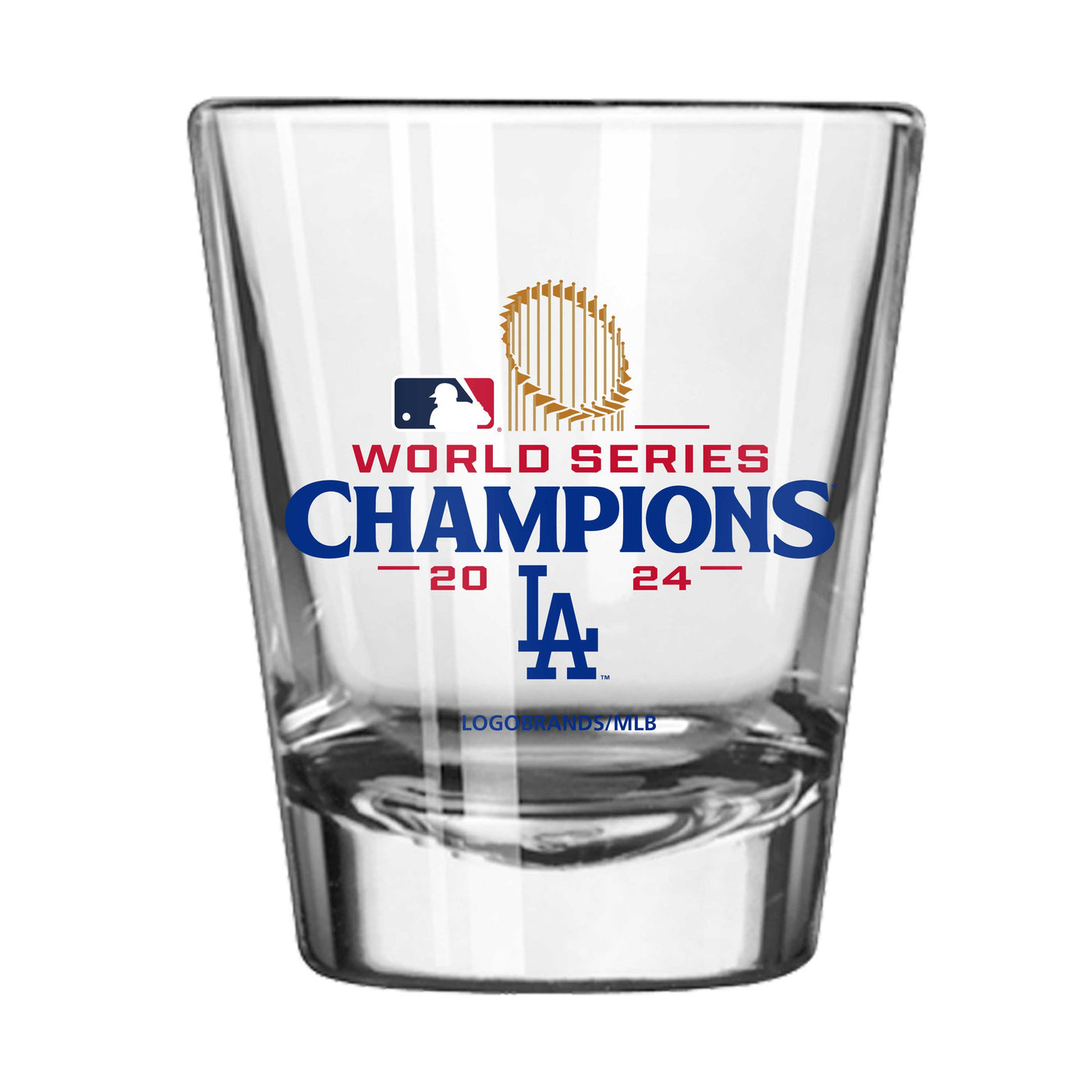 LA Dodgers 2024 World Series Champs 2oz Shot Glass