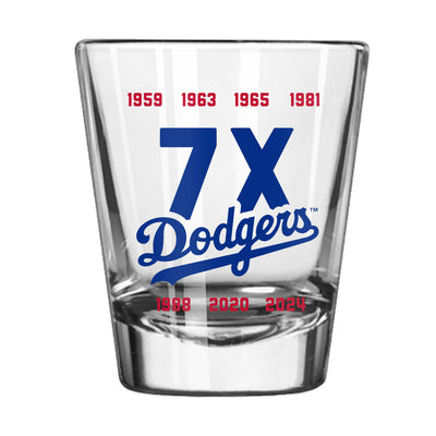 LA Dodgers 2024 World Series Champs 2oz Repeat Shot Glass