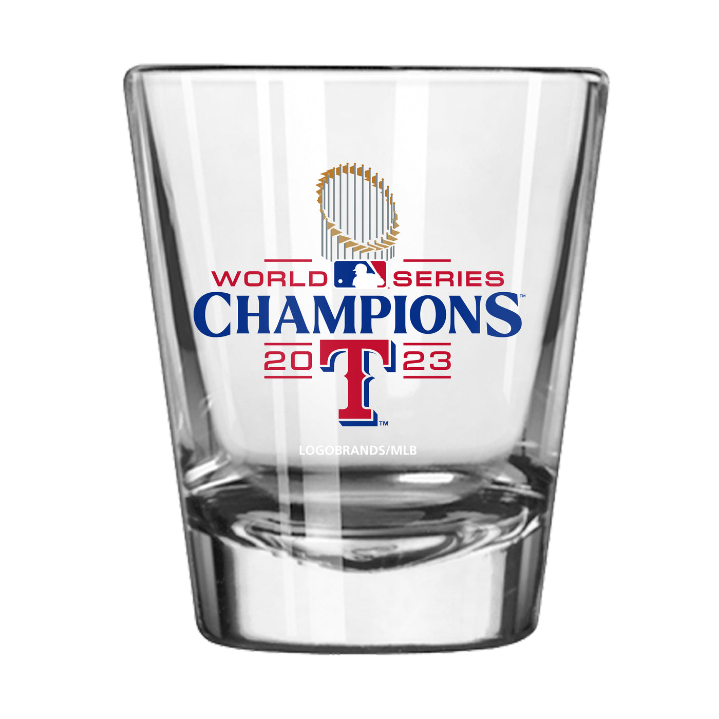 Texas Rangers 2oz 2023 World Series Champions Repeat Shot Glass